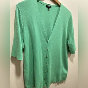 Talbots short sleeve cardigan XL